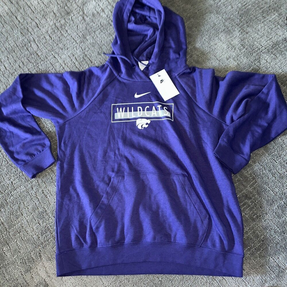NWT Women's Nike Hoodie Hooded Sweatshirt -- K-state Wildcats -- Medium